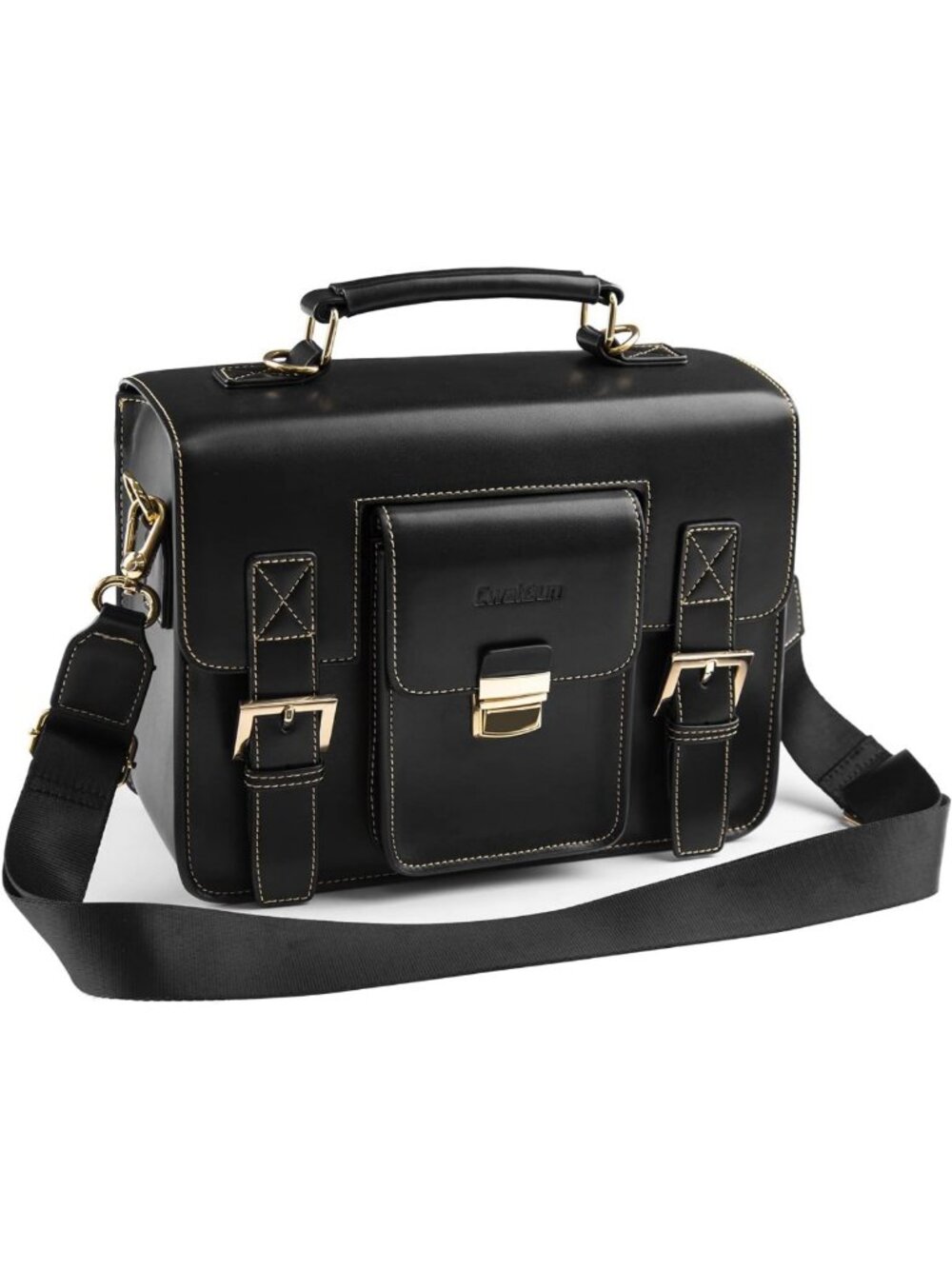 Vintage Leather Camera Bag - 3-in-1 Crossbody, Backpack & Sling Case